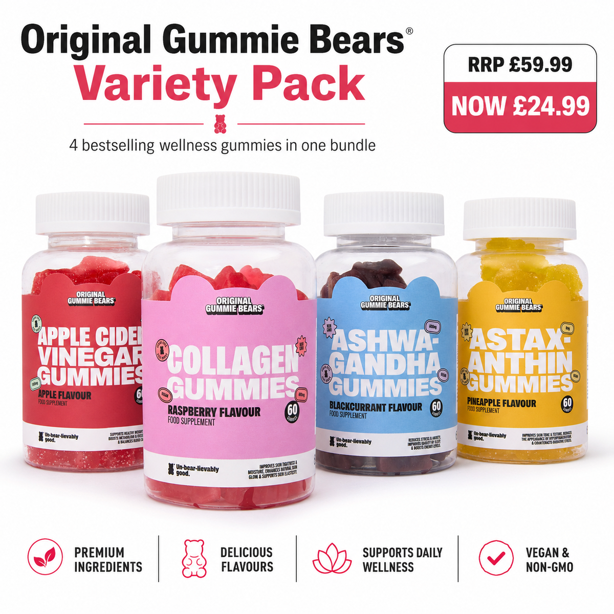 Original Gummie Bears Wellness Variety Pack